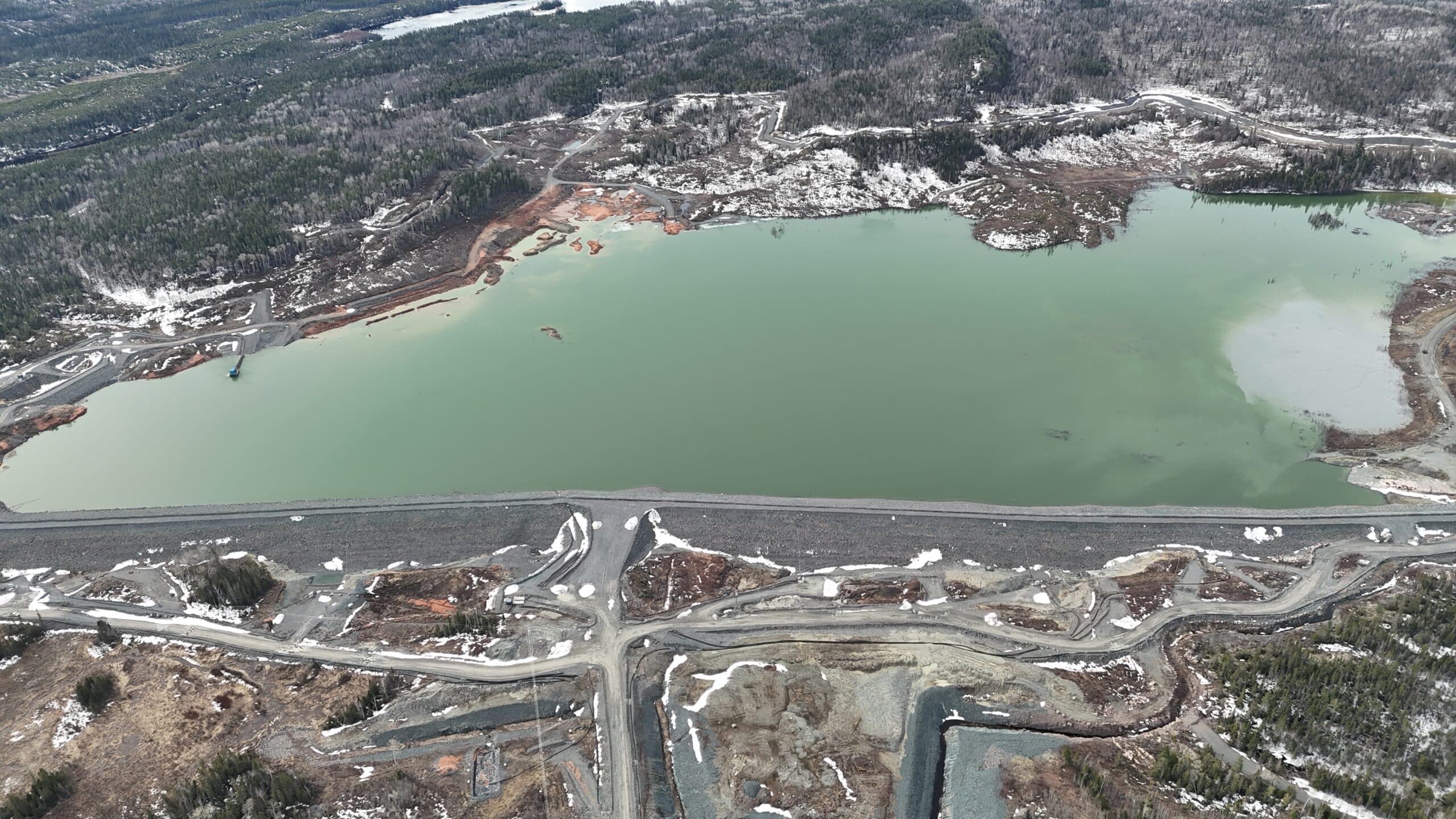 TIA-1 North Dam, facing South
